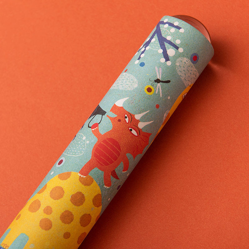 Caleidoscopio de dinosaurios